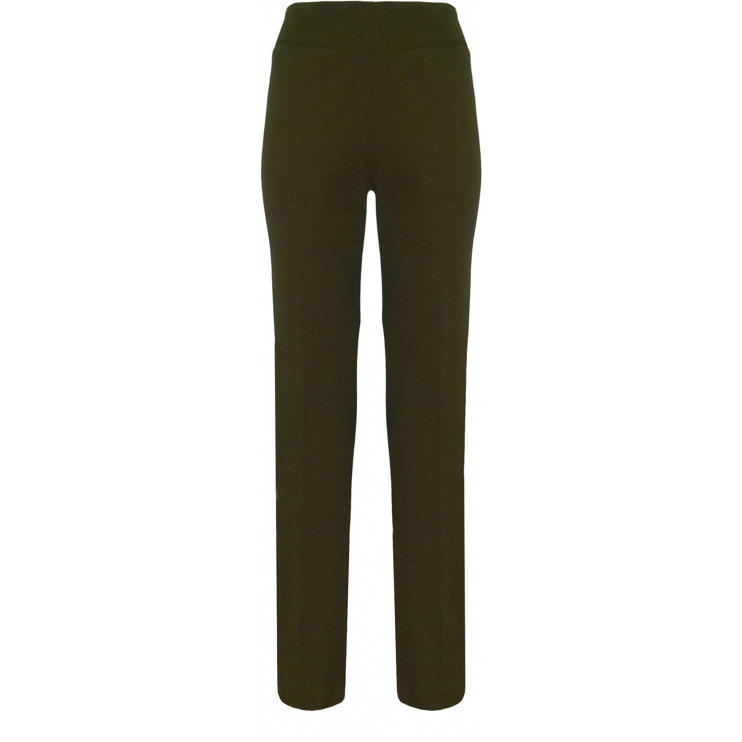 New Insight Women's Modern Bootcut Pants In New Olive